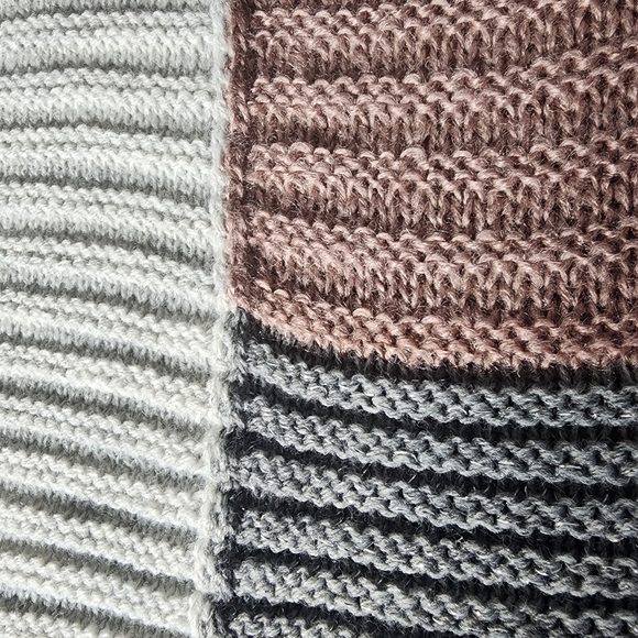 Vince Camuto Open-Front Mauve Sweater Wrap One Size - Picture 6 of 7